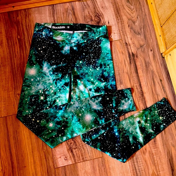 Blackmilk Pants - Blackmilk Leggins Cosmos Medium